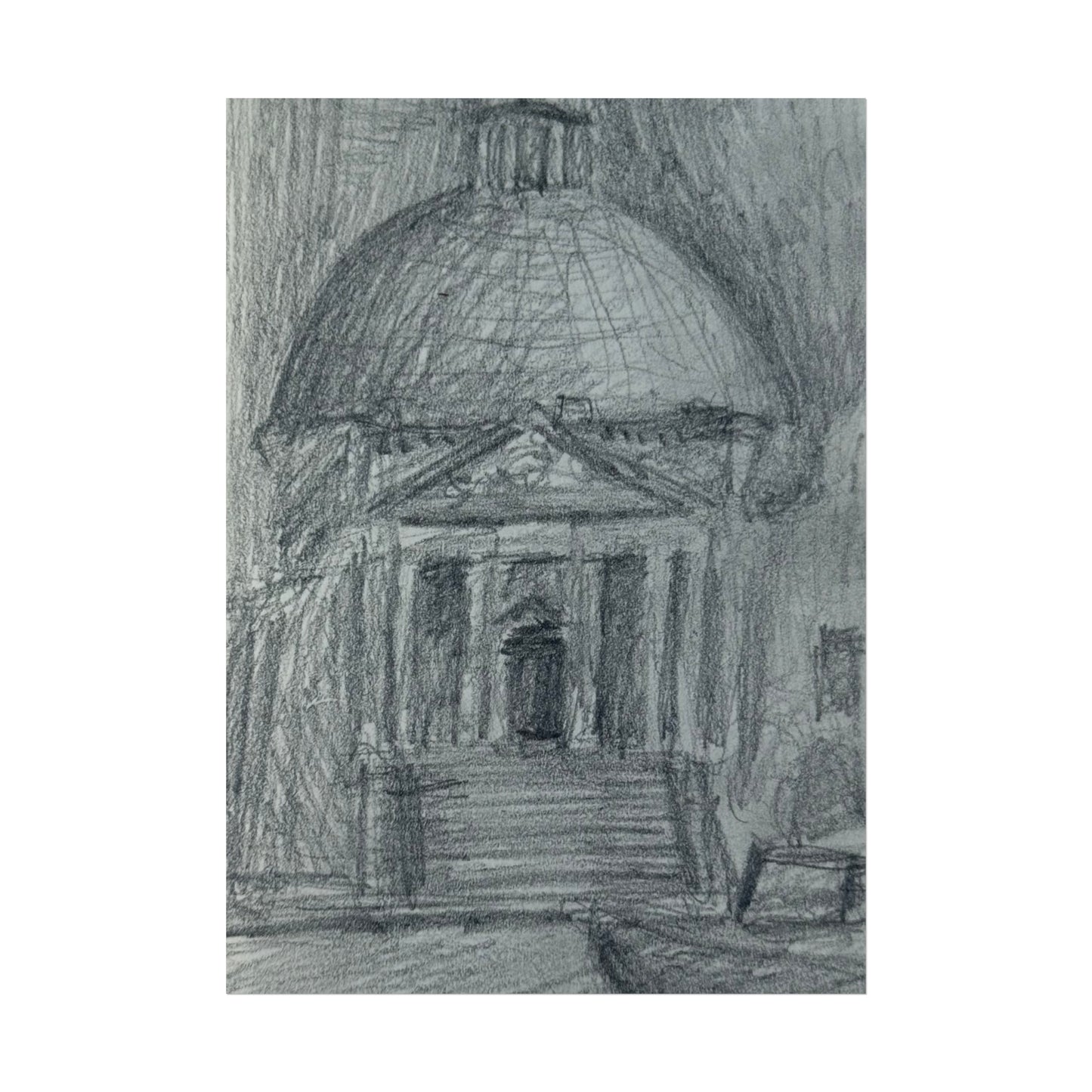 'Outside The Train Station In Venice' 5x7 Print