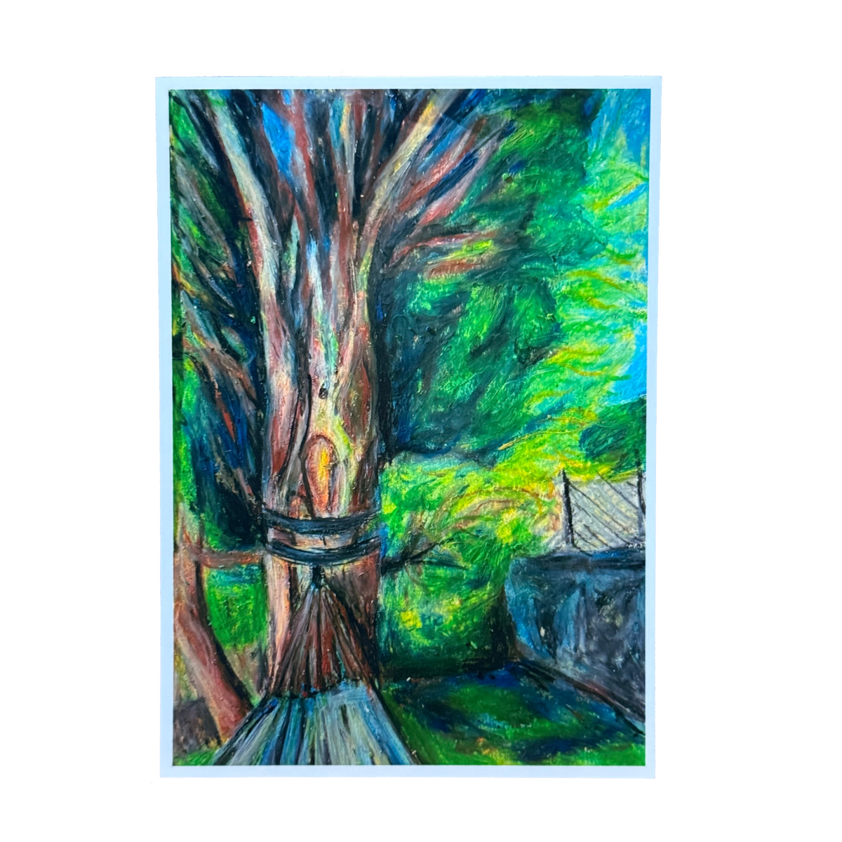 'A Nap Under The Cypress Tree' 5x7 Print
