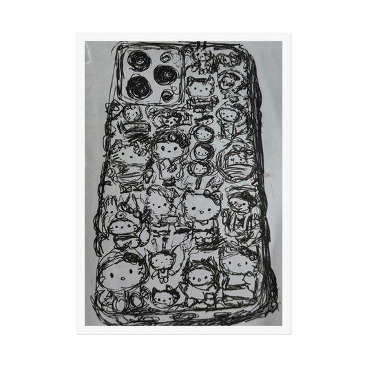 'My Phone Case' 5x7 Print