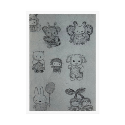 'Little Friends' 5x7 Print
