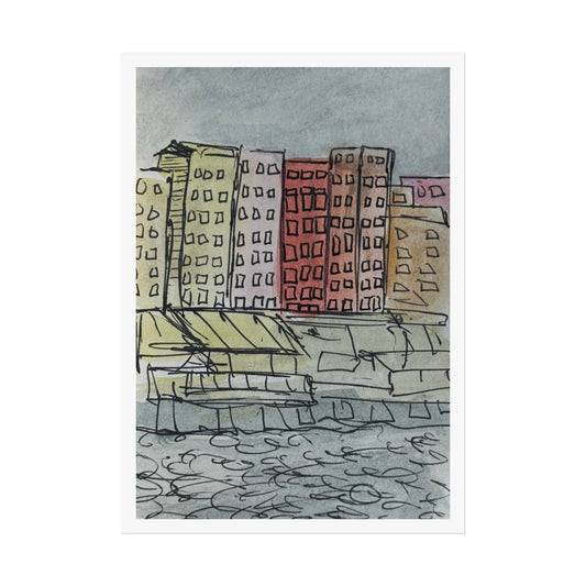 'The Colours of Camogli' 5x7 Print
