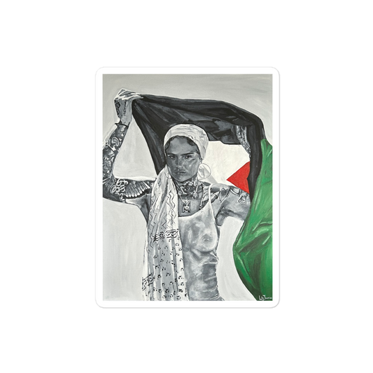 'Free Palestine: a call for peace' Sticker