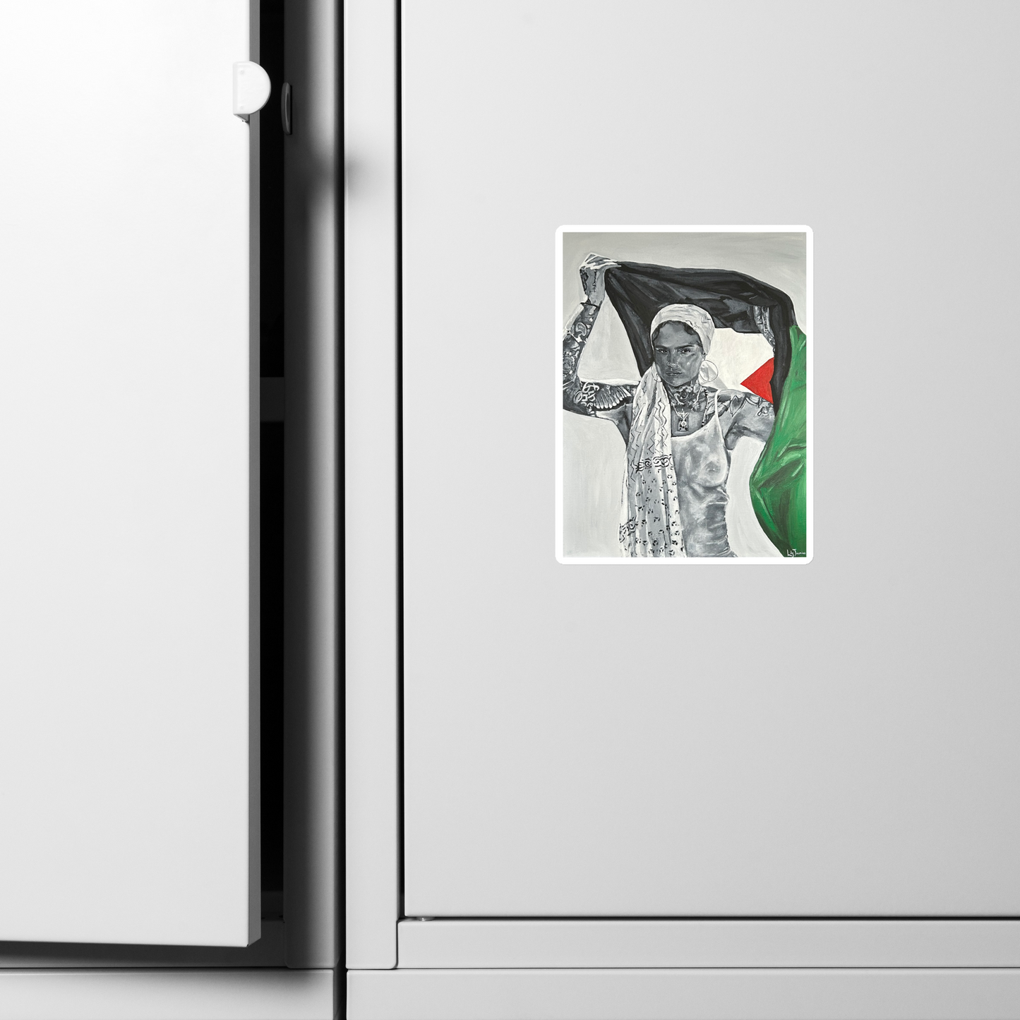 'Free Palestine: a call for peace' Magnet